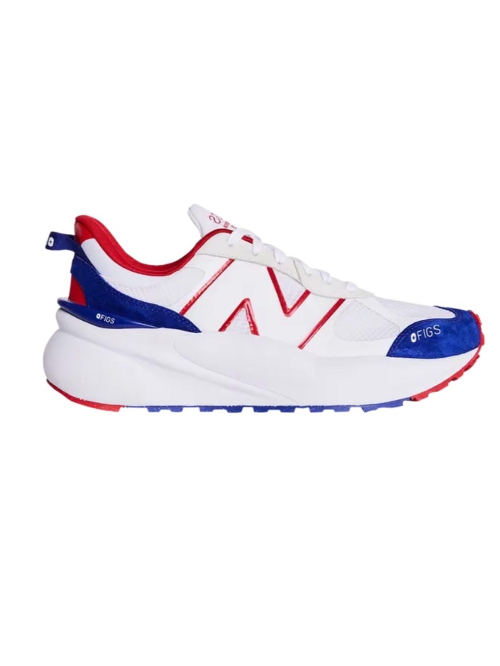 New Balance Figs 3447 Men's White Winning Blue Sneakers
